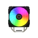 Enfriador Cooler Master Hyper 212 Spectrum V3 ARGB RR-S4NA-17PA-R1 - Para procesador, Socket Intel 1700 / 1200 / 1151 / 1150 / 1155 / 1156, Socket AMD AM4/AM5, 4 tubos de calor, conector 4 pines, Plateado