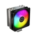 Enfriador Cooler Master Hyper 212 Spectrum V3 ARGB RR-S4NA-17PA-R1 - Para procesador, Socket Intel 1700 / 1200 / 1151 / 1150 / 1155 / 1156, Socket AMD AM4/AM5, 4 tubos de calor, conector 4 pines, Plateado