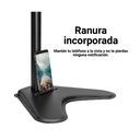 Soporte de escritorio Doble para Monitores - Argom - ARG-BR-1605, Vesa 75x75 y 100x100, soporta 13" hasta 32", hasta 8 kg, color negro.