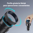 Kit de Cargador y Transmisor, Manos Libres para Coche Argom Spectro T1 BT ARG-AC-0343BK - Pantalla LED: 0,7 x 0,3, bluethooth 5.1, Tipo-C + USB, Carga rapida, 42W
