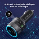 Kit de Cargador y Transmisor, Manos Libres para Coche Argom Spectro T1 BT ARG-AC-0343BK - Pantalla LED: 0,7 x 0,3, bluethooth 5.1, Tipo-C + USB, Carga rapida, 42W