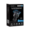 Kit de Cargador y Transmisor, Manos Libres para Coche Argom Spectro T1 BT ARG-AC-0343BK - Pantalla LED: 0,7 x 0,3, bluethooth 5.1, Tipo-C + USB, Carga rapida, 42W