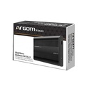 Caja Portable 2.5" Argom - USB 2.0, velocidad hasta 480MB/s, color negro.