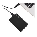 Caja Portable 2.5" Argom Enclosure - SATA a USB 3.0, velocidad hasta 5Gbps, carcasa plástica, color negro.