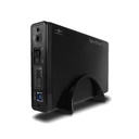 Caja Portable 3.5" Vantec NexStar TX NST-328S3-BK - USB 3.0, Caja Portable para Disco Duro SATA, material de aluminio, color negro.
