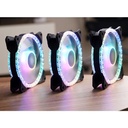 Abanico Cooler Master Masterfan MF120 Prismatic - RGB Gen2, 3 in 1 para gabinete caja 120mm, 650-1800 RPM, conector 4 pines.