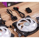 Abanico Cooler Master Masterfan MF120 Prismatic - RGB Gen2, 3 in 1 para gabinete caja 120mm, 650-1800 RPM, conector 4 pines.