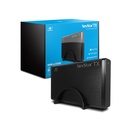 Caja Portable 3.5" Vantec NexStar TX NST-328S3-BK - USB 3.0, Caja Portable para Disco Duro SATA, material de aluminio, color negro.