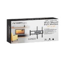 Soporte de pared Argom ARG-BR-1546 - De movimiento completo para lcd o led, soporta 32" hasta 55", hasta 35Kgs, color negro.