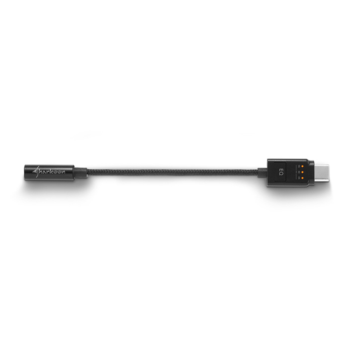 Tarjeta de Sonido Externa USB Tipo C Sharkoon Mobile DAC – compatible con PCs/Notebooks/Android, Negro