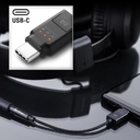 Tarjeta de Sonido Externa USB Tipo C Sharkoon Mobile DAC – compatible con PCs/Notebooks/Android, Negro