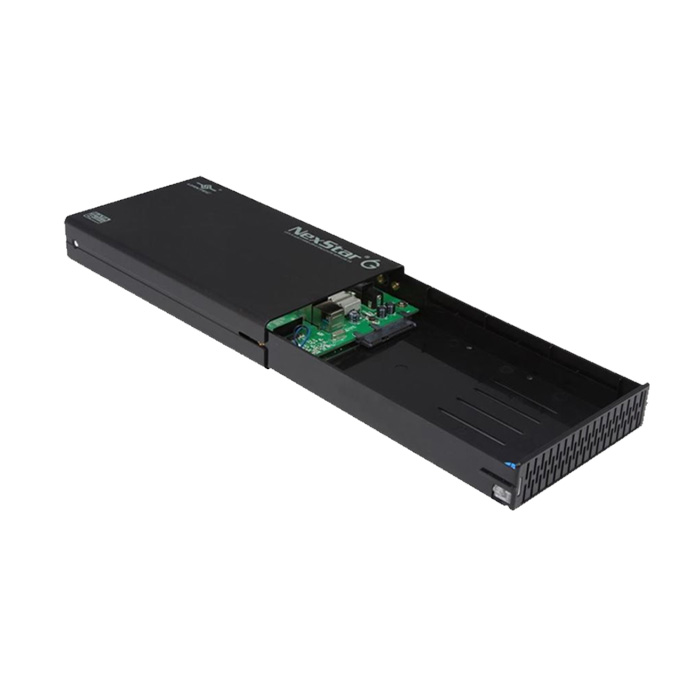 Caja Portable 3.5" Vantec NexStar 6G - USB 3.0, Caja Portable para Disco Duro SATA, material de aluminio, color negro.