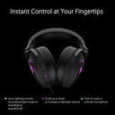 Auricular Asus ROG Delta S 90YH02K0-B2UA00 - Audífonos gamer, micrófono con cancelación de ruido IA, sonido envolvente virtual 7.1, USB-C/A, pantalla Led 1 color, compatible con PC, Mac, PS5, Nintendo Switch, dispositivos móviles, color negro