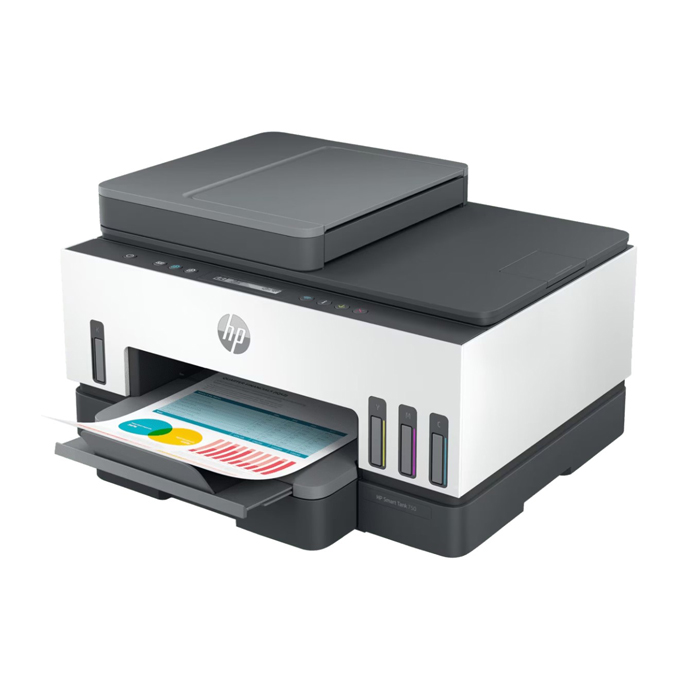 Impresora Multifuncional HP Smart Tank 750 - Impresora-escáner-copiadora, dúplex, 15ppm negro, 9ppm color, resolución hasta 4800 x 1200 dpi, wifi, usb 2.0, bluetooth.