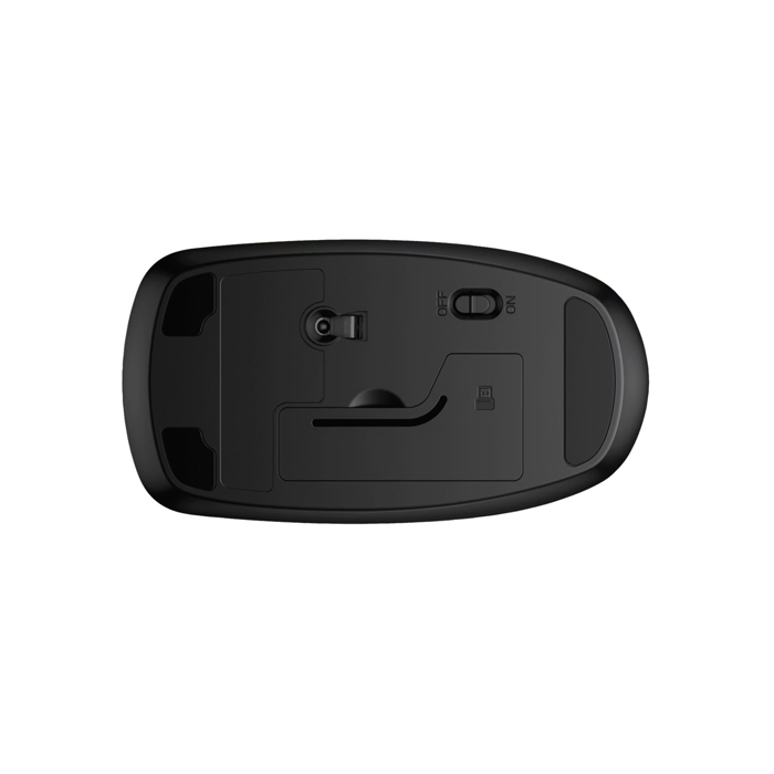 Mouse inalámbrico HP 235 - 2.4GHz, 3 botones, color negro.