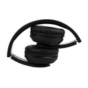 Auricular Argom ARG-HS-2610BK Sound Bass BT - Audífonos con micrófono, inalámbrico, Bluetooth, color Negro.