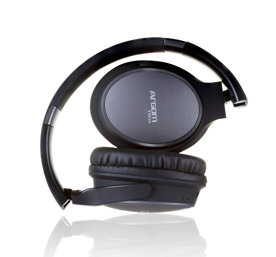 Auricular Argom ARG-HS-2610BK Ultimate Sound Comfort Pro BT - Audífonos con micrófono, inalámbrico, Bluetooth, color Negro.