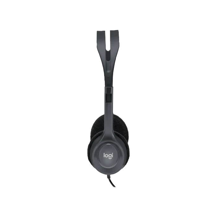 Auricular Logitech Stereo Headset H111 - Audífono con micrófono, supresor de ruido, conector 3.5mm.