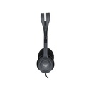 Auricular Logitech Stereo Headset H111 - Audífono con micrófono, supresor de ruido, conector 3.5mm.