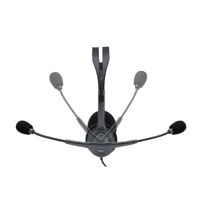 Auricular Logitech Stereo Headset H111 - Audífono con micrófono, supresor de ruido, conector 3.5mm.