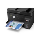 Impresora Multifuncional Epson EcoTank L5590 - Impresora-escáner-copiadora,fax, tecnología de tanques de tinta, 33ppm negro, 20ppm color, wifi, color negro.