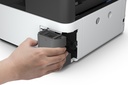Impresora Multifuncional Epson EcoTank M2170 - Impresora-escáner-copiadora, res. 1200 x 2400 dpi, 39ppm negro, pantalla a color de 1,4", wifi, usb 2.0, Ciclo Mensual Maximo hasta: 20,000 paginas, Color Blanca.
