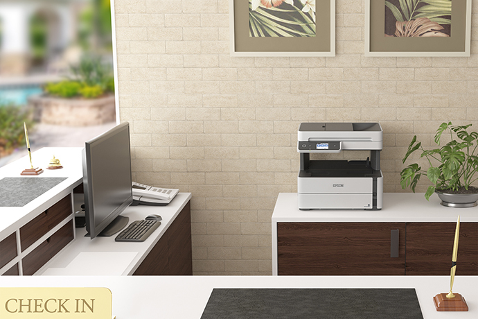 Impresora Multifuncional Epson EcoTank M3170 - Impresora-escáner-copiadora, res. 1200 x 2400 dpi, 39ppm negro, pantalla a color de 2,44", wifi, usb 2.0, Ciclo Mensual Maximo hasta: 20,000 paginas, Color Blanca.