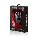 Mouse Argom ARG-MS-2042BK - Ratón óptico para gamer, luces led, 800-1200-2400-3200 dpi, usb, color negro.