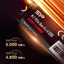 Unidad de Estado Sólido (SSD) Silicon Power UD90 - Capacidad de 4TB, 5000MB/s de lectura, 4800MB/s de escritura, NVMe PCIe Gen4, M.2 2280.