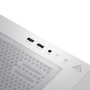 Caja ATX Gaming XPG Starker Air - Ventana lateral, conectores 2x USB 3.0, 1x puerto de audio/micrófono, 1x abanico 120mm frontal, 1x abanico ARGB 120mm posterior,color blanco.