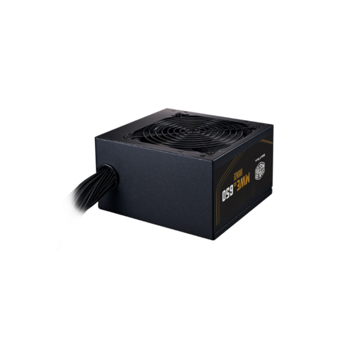 Fuente de Poder Cooler Master MWE 650 Bronce V3 - MPE-6501-ACAAW-3B - Potencia de salida de 650W, 24 pines ATX, 4x conector 6+2 PinX2 PCI-E y 6x SATAX2, abanico 120mm, 80 Plus Bronze.