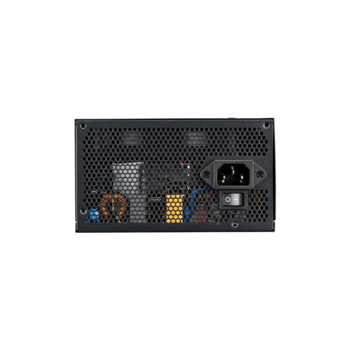 Fuente de Poder Cooler Master MWE 650 Bronce V3 - MPE-6501-ACAAW-3B - Potencia de salida de 650W, 24 pines ATX, 4x conector 6+2 PinX2 PCI-E y 6x SATAX2, abanico 120mm, 80 Plus Bronze.