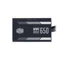 Fuente de Poder Cooler Master MWE 650 Bronce V2 - Potencia de salida de 650W, 24 pines ATX, 4x conector 6+2 PCI-E y 8x SATA, abanico 120mm, 80 Plus Bronce.
