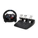 Gamepad Logitech G29 Racing Wheel - Volante con force feedback con 2 motores, cuero cosido a mano, usb, para PC, PS3&PS4.