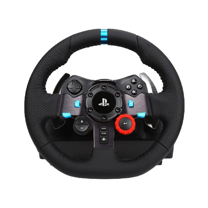 Gamepad Logitech G29 Racing Wheel - Volante con force feedback con 2 motores, cuero cosido a mano, usb, para PC, PS3&PS4.