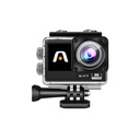 Cámara de Acción Argom Epic 85 ARG-AC-9185BK - Ideal para deportes extremos, actividades al aire libre, Resolución 4K, 30fps, Pantalla 2" IPS trasera + 1.3” IPS frontal, Tipo-C, Micro HDMI, microSD hasta 128GB, color negro