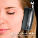 Auricular Argom ARG-HS-2353BK Ultimate Sound BT Live - Audífonos con micrófono, inalámbrico, Bluetooth, color Negro.