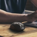 Mouse Klip Xtreme Duotrak- Ratón óptico Inalámbrico, 2.4 GHz, Bluetooth, 800/1200/1600 dpi, 3D de 6 botones, usb, color Negro.