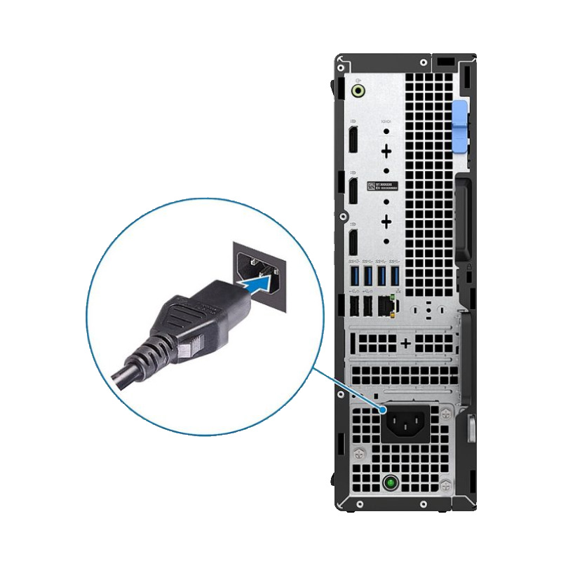 Computadora Dell OptiPlex 7020 SFF - Intel Core i7-14700, 16GB DIMM DDR5, 512SSD, wifi, Windows 11 Pro español, 3 años de garantias. 07W85
