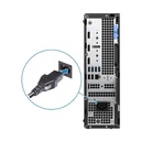 Computadora Dell OptiPlex 7020 SFF - Intel Core i7-14700, 16GB DIMM DDR5, 512SSD, wifi, Windows 11 Pro español, 3 años de garantias. 07W85