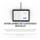 Logitech Tap, cuenta con una pantalla espaciosa de 10,1”, Resolución de 1280 x 800, USB 2.0/3.0/3.1 Tipo C, HDMI, Audio 3.5MM, Color: Grafito.939-001950