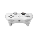 Joystick MSI Force GC30 V2 - Control de juego inalámbrico, motores de vibración dual, Interfaz usb 2.0, compatible con Windows 10, android, batería de litio, color blanco.