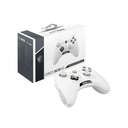 Joystick MSI Force GC30 V2 - Control de juego inalámbrico, motores de vibración dual, Interfaz usb 2.0, compatible con Windows 10, android, batería de litio, color blanco.