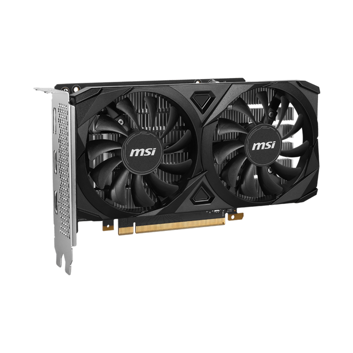Tarjeta Gráfica MSI GeForce RTX 3050 VENTUS 2X 6G OC - GDDR6X, 96-bit, PCI Express 4.0, 2x HDMI, 1x DisplayPort, 2x Abanicos.