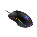 Mouse MSI FORGE GM300 - Ratón óptico alámbrico, 7 botones, dpi 7200, rgb, usb 2.0, color negro.