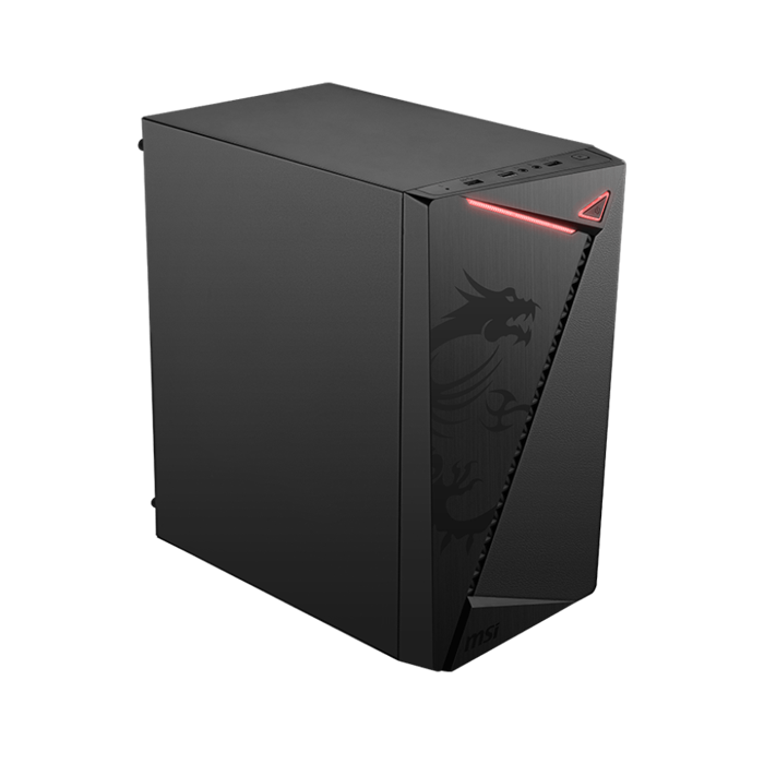 Caja Mini-ATX/ITX MSI MAG SHIELD M301 - 1x USB 3.2 + 2x USB 1.0  + 1x audio + 1x Micrófono.