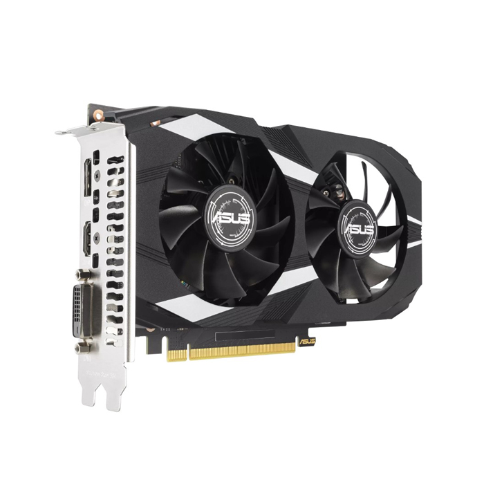 Tarjeta de Video Asus DUAL-RTX3050-O6G - Nvidia GeForce RTX 3050, 6GB GDDR6, 96-bit, PCI-E 4.0, 1x DisplayPort, 1x HDMI, 1x DVI-D, 2x Abanico