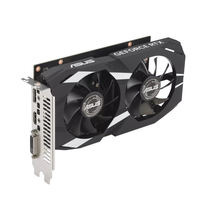 Tarjeta de Video Asus DUAL-RTX3050-O6G - Nvidia GeForce RTX 3050, 6GB GDDR6, 96-bit, PCI-E 4.0, 1x DisplayPort, 1x HDMI, 1x DVI-D, 2x Abanico