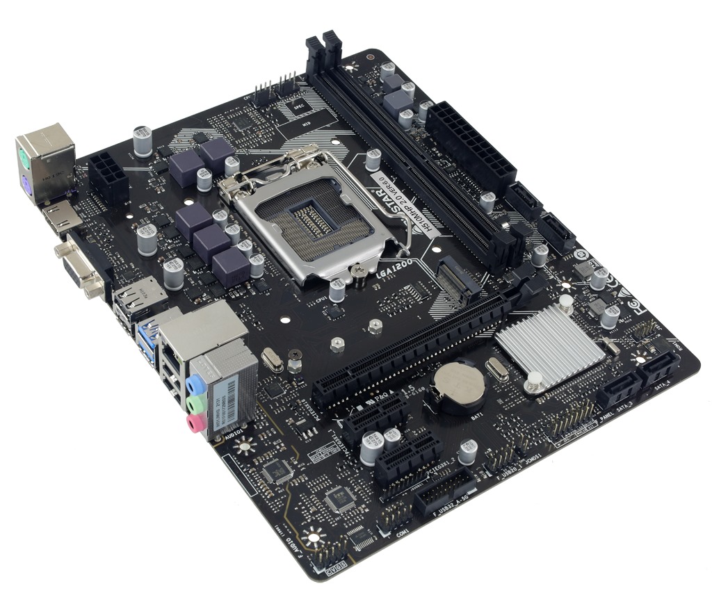 Tarjeta Madre Intel Biostar H510MHP R2.0 - LGA1200, 2x DDR4 3200MHz, PCI-Express 4.0, VGA, HDMI, 4X USB 3.2, M.2, SATA 6Gb/s, Gigabit LAN.