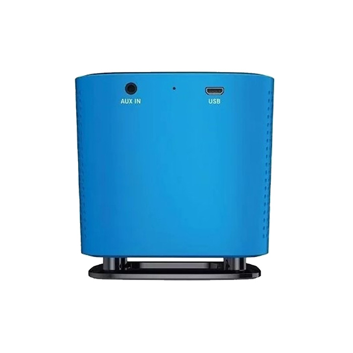 Bocina Genius SP-925BT - Bocina recargable, bluetooth 4.0, rango hasta 10mts, 2.1 canales, 10W, micro usb, control de volumen, micrófono, entrada AUX, color azul.
